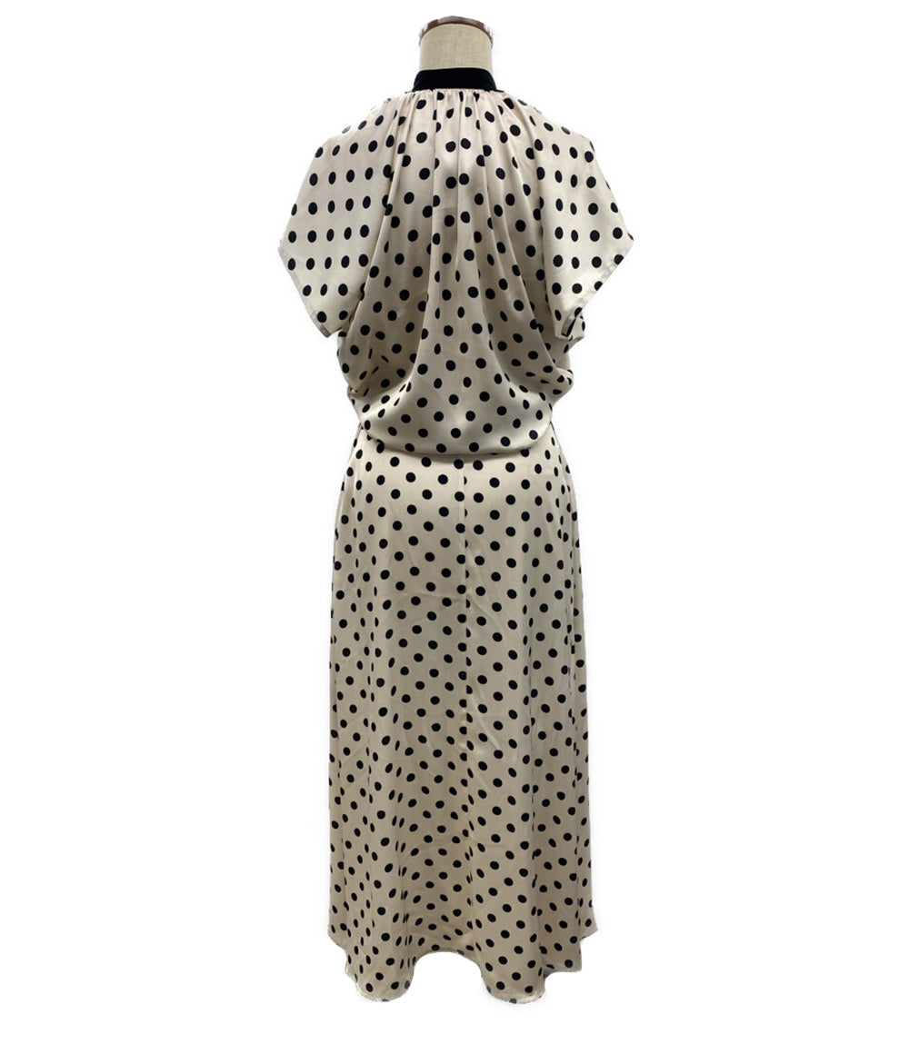 サポート サーフェス フレンチスリーブワンピース ベージュ ドット      レディース SIZE -  SUPPORT SURFACE