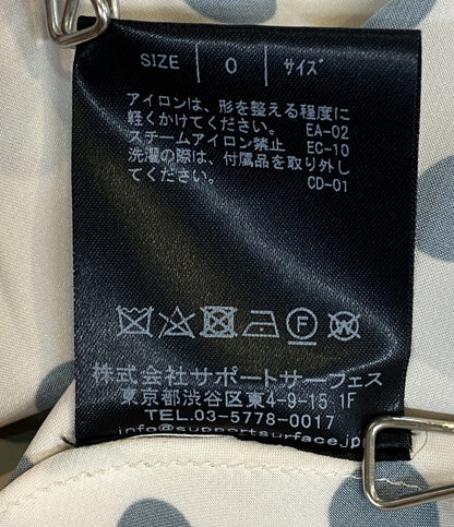 サポート サーフェス フレンチスリーブワンピース ベージュ ドット      レディース SIZE -  SUPPORT SURFACE