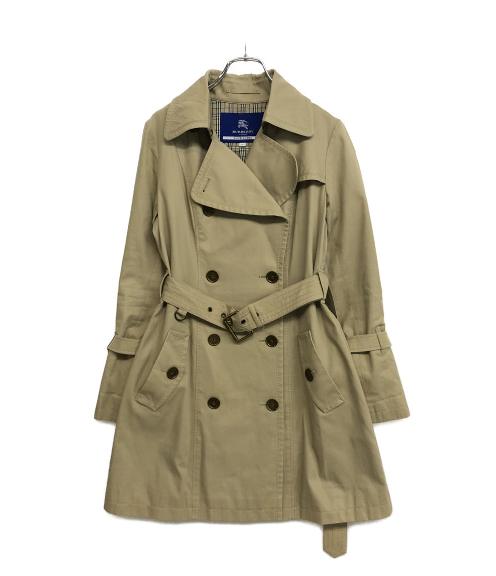 バーバリーブルーレーベル トレンチコート ショート レディース SIZE 38 BURBERRY BLUE LABEL