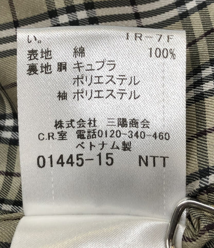 バーバリーブルーレーベル トレンチコート ショート レディース SIZE 38 BURBERRY BLUE LABEL