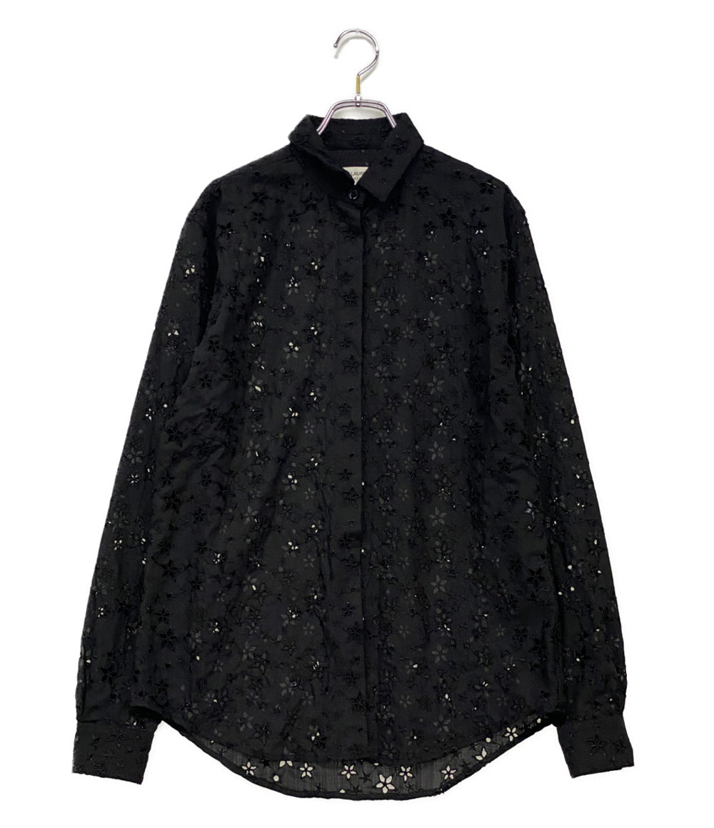 サンローラン 長袖シャツ 512192 スター ブラック レディース SIZE F34 Saint Laurent