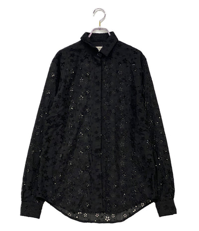 サンローラン 長袖シャツ 512192 スター ブラック レディース SIZE F34 Saint Laurent