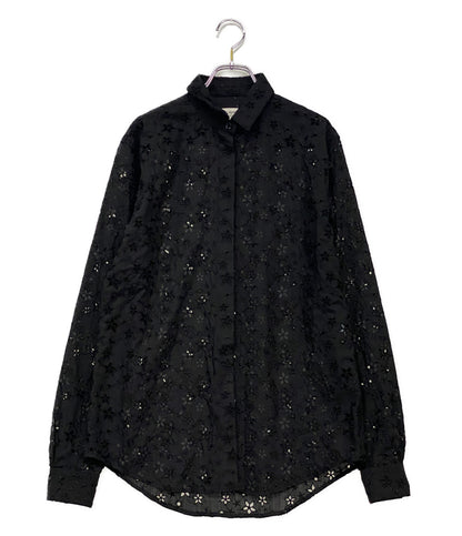 サンローラン 長袖シャツ 512192 スター ブラック レディース SIZE F34 Saint Laurent