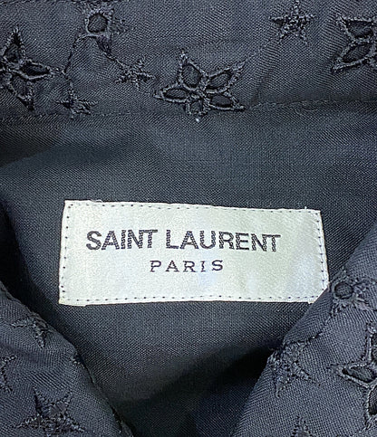 サンローラン 長袖シャツ 512192 スター ブラック レディース SIZE F34 Saint Laurent