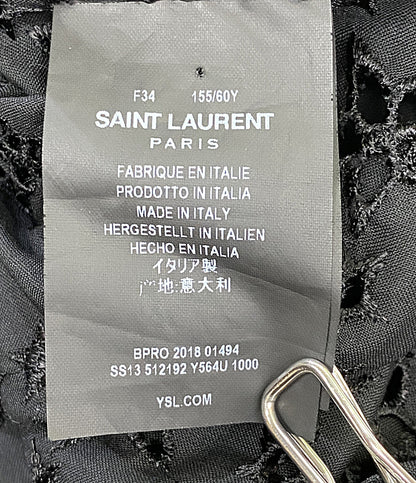 サンローラン 長袖シャツ 512192 スター ブラック レディース SIZE F34 Saint Laurent