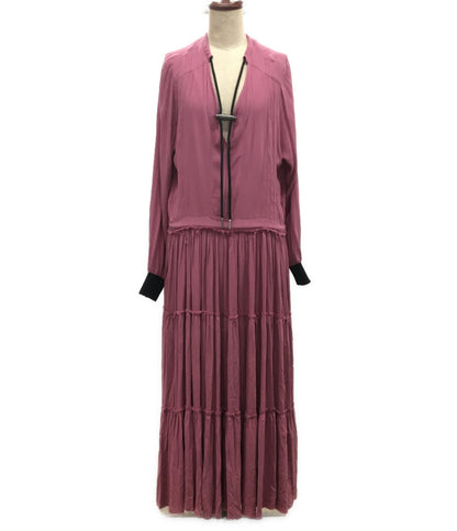 DIESEL 長袖ワンピース ピンク レディース SIZE S ディーゼル