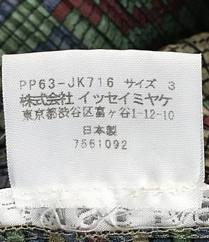 プリーツプリーズ  ノースリーブワンピース フリンジ     PP63-JK716 レディース SIZE 3  PLEATS PLEASE