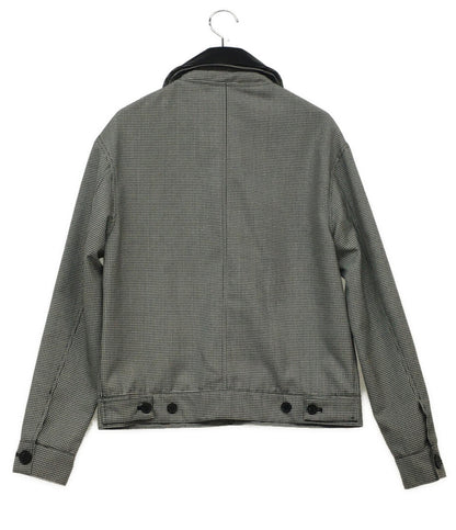 ロエベ 美品 ジャケット BLACK HOUNDSTOOTH ZIP      メンズ SIZE 44  LOEWE