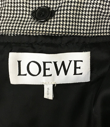 ロエベ 美品 ジャケット BLACK HOUNDSTOOTH ZIP      メンズ SIZE 44  LOEWE