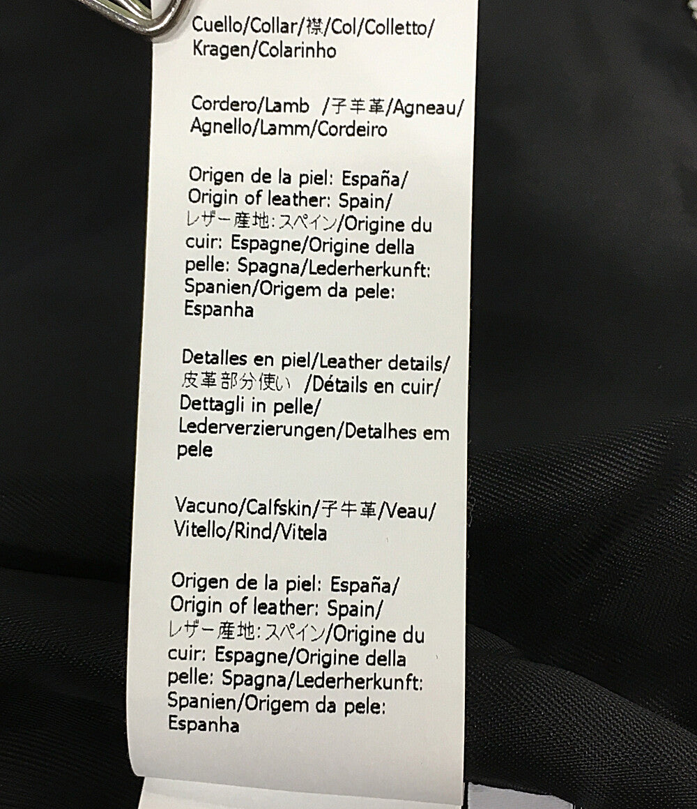 ロエベ 美品 ジャケット BLACK HOUNDSTOOTH ZIP      メンズ SIZE 44  LOEWE