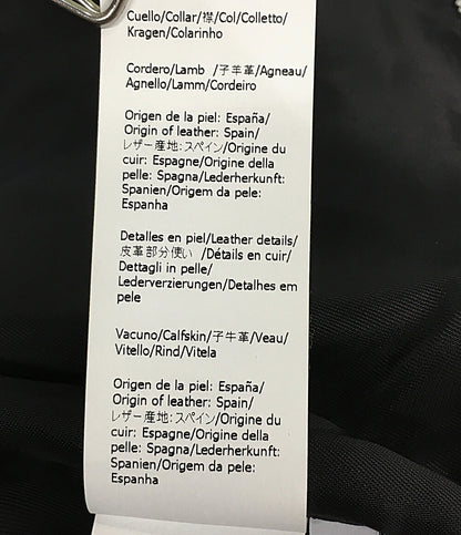 ロエベ 美品 ジャケット BLACK HOUNDSTOOTH ZIP      メンズ SIZE 44  LOEWE