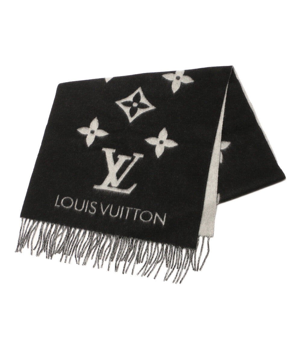 ルイ・ヴィトン 美品 マフラー レイキャビック ノワール モノグラム     M71040 レディース   LOUIS VUITTON