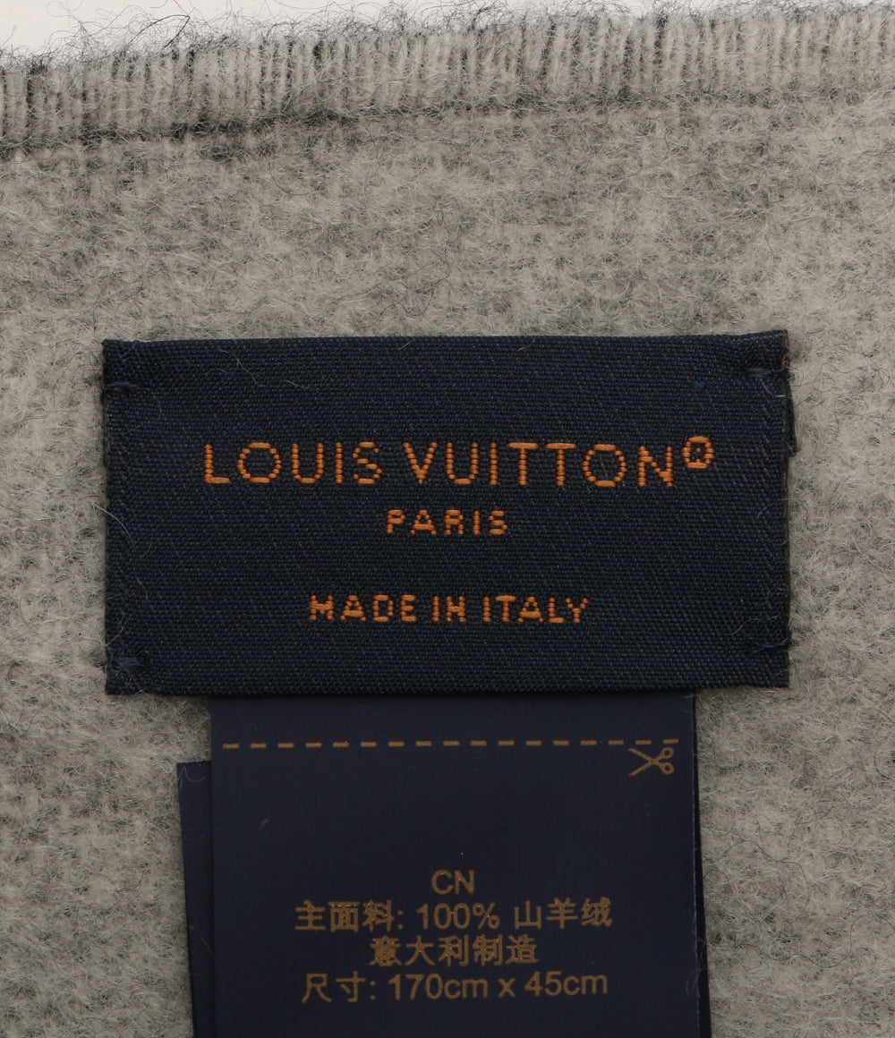 ルイ・ヴィトン 美品 マフラー レイキャビック ノワール モノグラム     M71040 レディース   LOUIS VUITTON