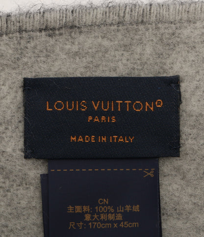 ルイ・ヴィトン 美品 マフラー レイキャビック ノワール モノグラム     M71040 レディース   LOUIS VUITTON