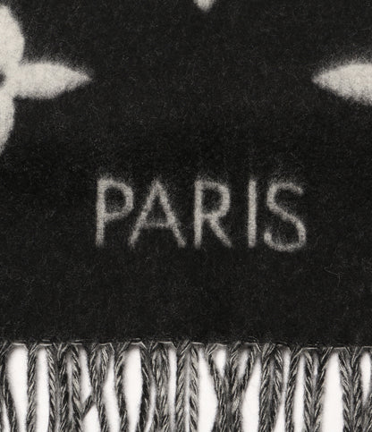 ルイ・ヴィトン 美品 マフラー レイキャビック ノワール モノグラム     M71040 レディース   LOUIS VUITTON