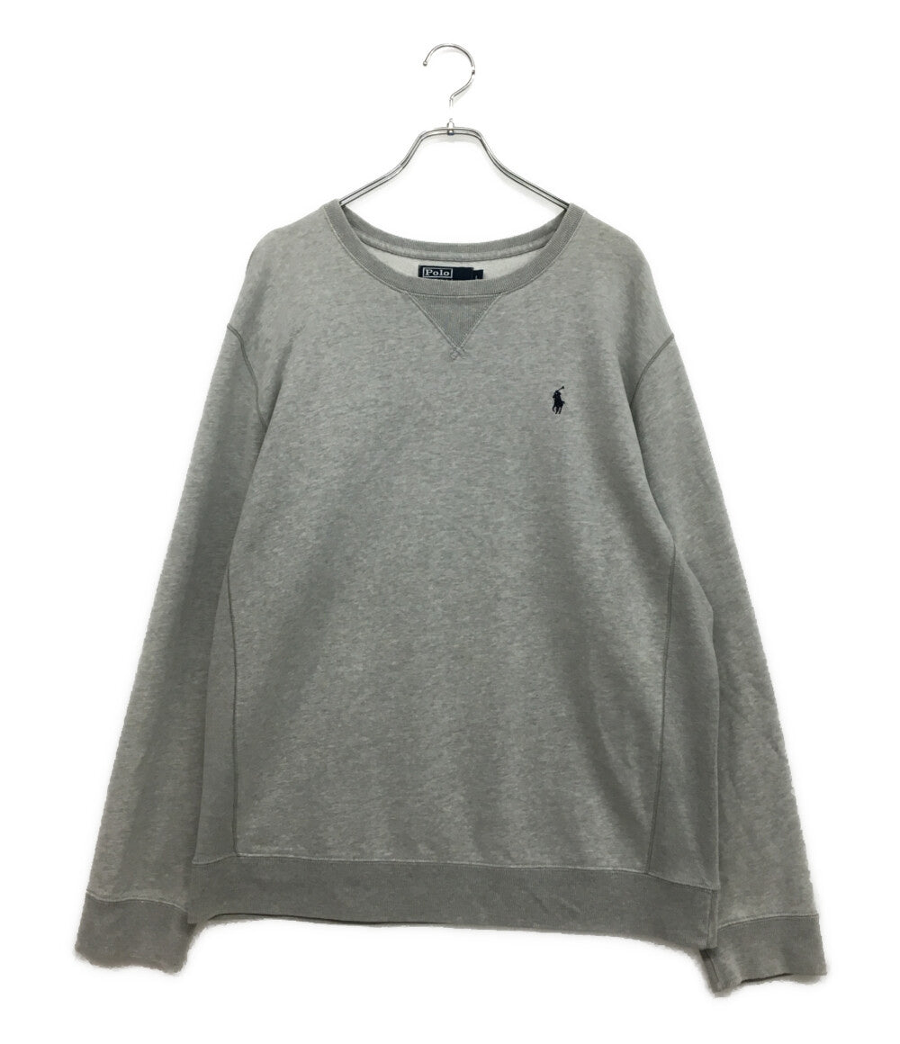 美品 POLO RALPH LAUREN スウェット グレー メンズ SIZE L ポロ・ラルフローレン
