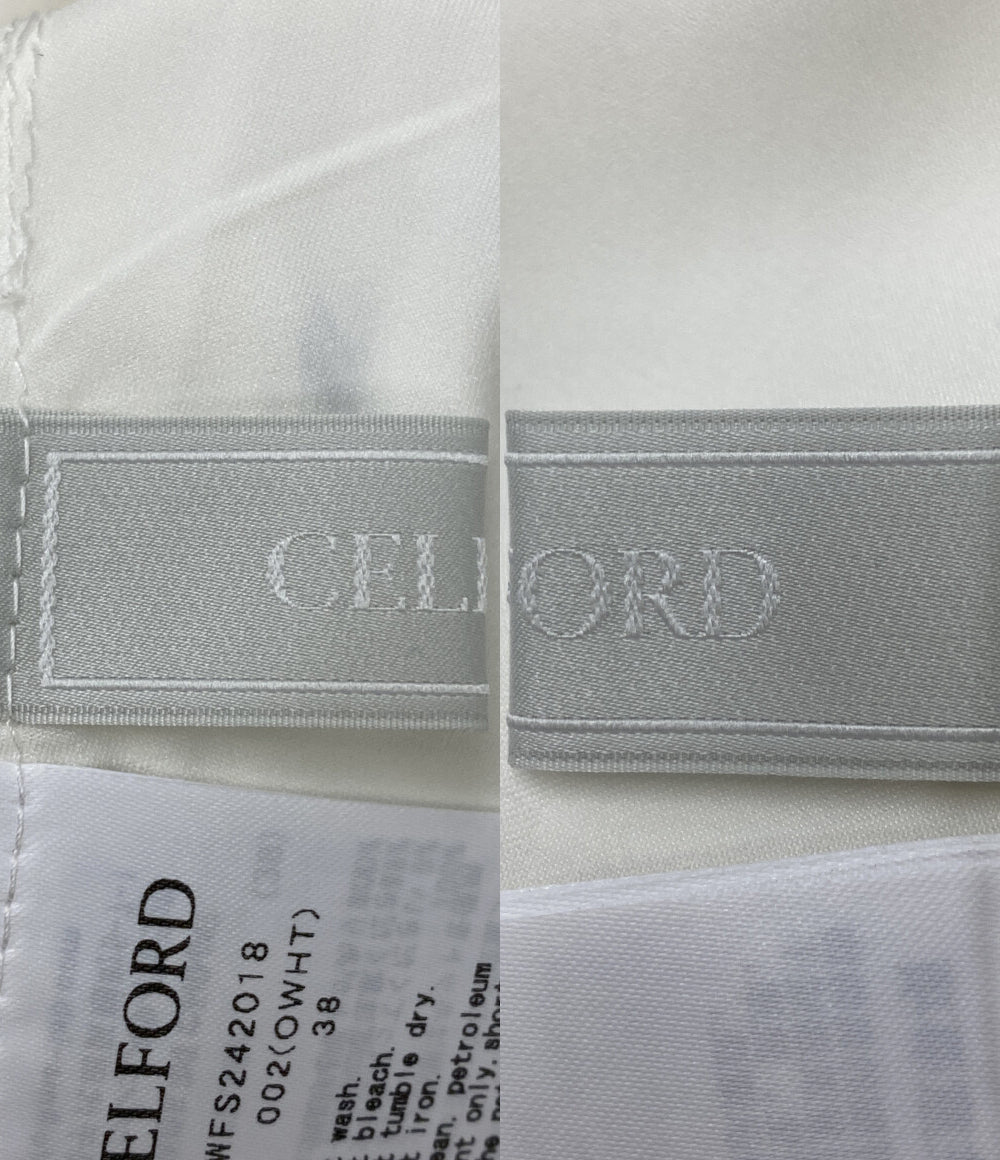 セルフォード スカート CWFS242018 シャギーホワイト レディース SIZE 38 CELFORD