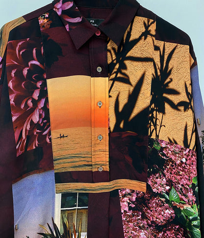 ポールスミス 長袖ワンピース ウィンター フォトモン レディース SIZE 40 PAUL SMITH