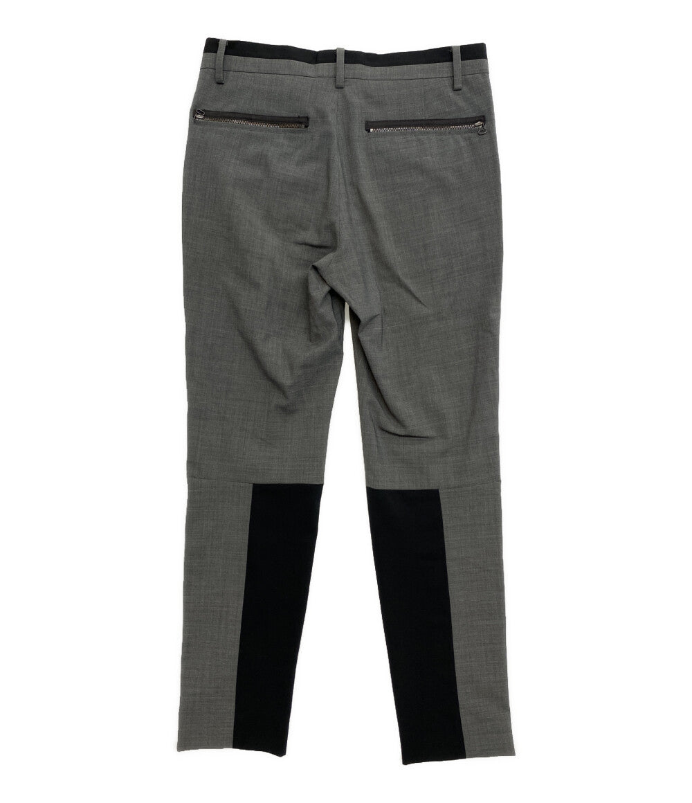ジョンアンダーカバー パンツ JUX4503 グレー×ブラック      メンズ SIZE 2  John UNDERCOVER