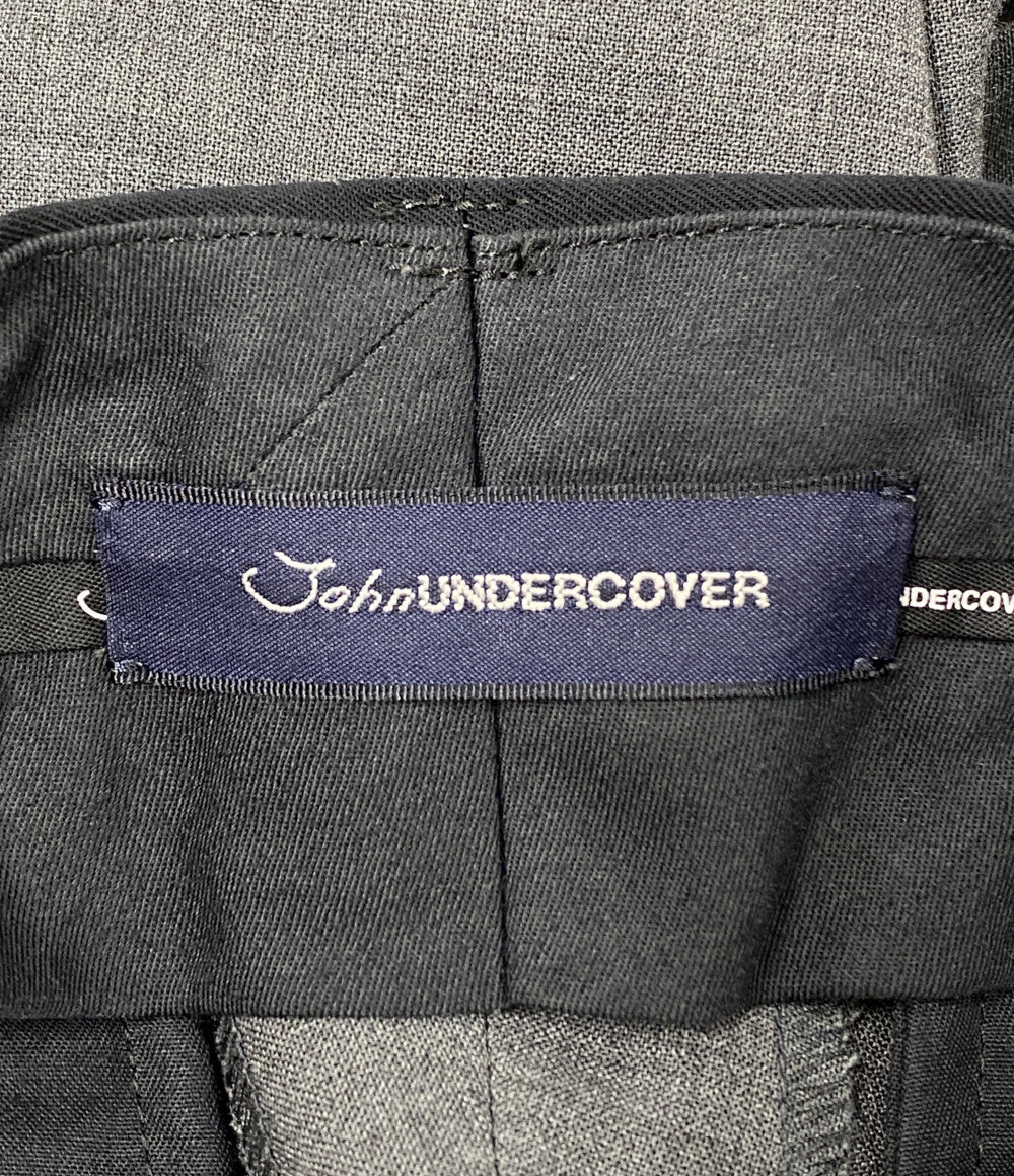 ジョンアンダーカバー パンツ JUX4503 グレー×ブラック      メンズ SIZE 2  John UNDERCOVER