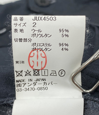 ジョンアンダーカバー パンツ JUX4503 グレー×ブラック      メンズ SIZE 2  John UNDERCOVER