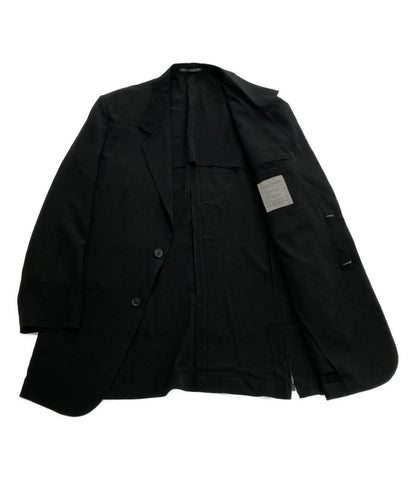 ヨウジヤマモトプールオム テーラードジャケット 2025ss TA TUXEDO LEFT SEAM ZIPPER JACKET メンズ SIZE 2 YOHJI YAMAMOTO POUR HOMME