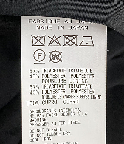 ヨウジヤマモトプールオム テーラードジャケット 2025ss TA TUXEDO LEFT SEAM ZIPPER JACKET メンズ SIZE 2 YOHJI YAMAMOTO POUR HOMME