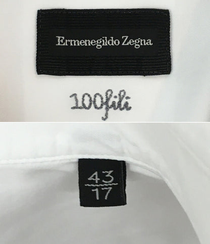 エルメネジルドゼニア  長袖シャツ シャツ ホワイト      メンズ SIZE 43  Ermenegild Zegna