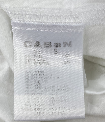 キャバン 半袖Ｔシャツ スビンコットン フルーツプリント レディース SIZE S CABaN