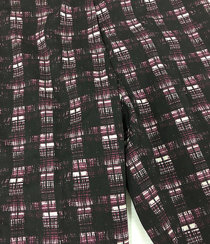 PRADA チェックパンツ パープル系 レディース SIZE 40 プラダ