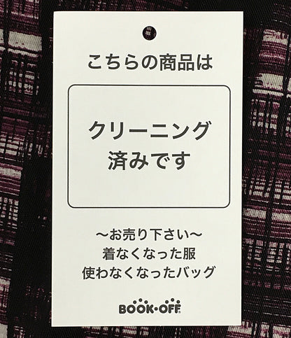 PRADA チェックパンツ パープル系 レディース SIZE 40 プラダ