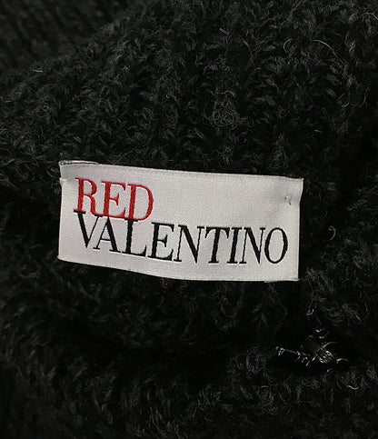 レッドヴァレンティノ ニットケープ トグルボタン FRA9H743 レディース SIZE S RED VALENTINO
