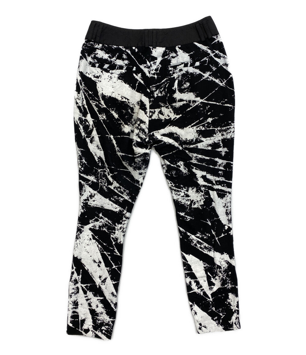 HELMUT LANG パンツ ブラック ホワイト 16-5106006 レディース SIZE P ヘルムートラング