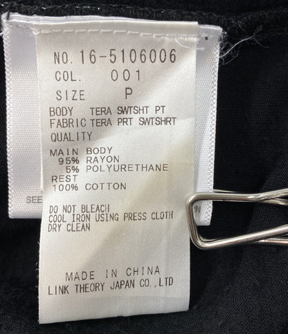 HELMUT LANG パンツ ブラック ホワイト 16-5106006 レディース SIZE P ヘルムートラング