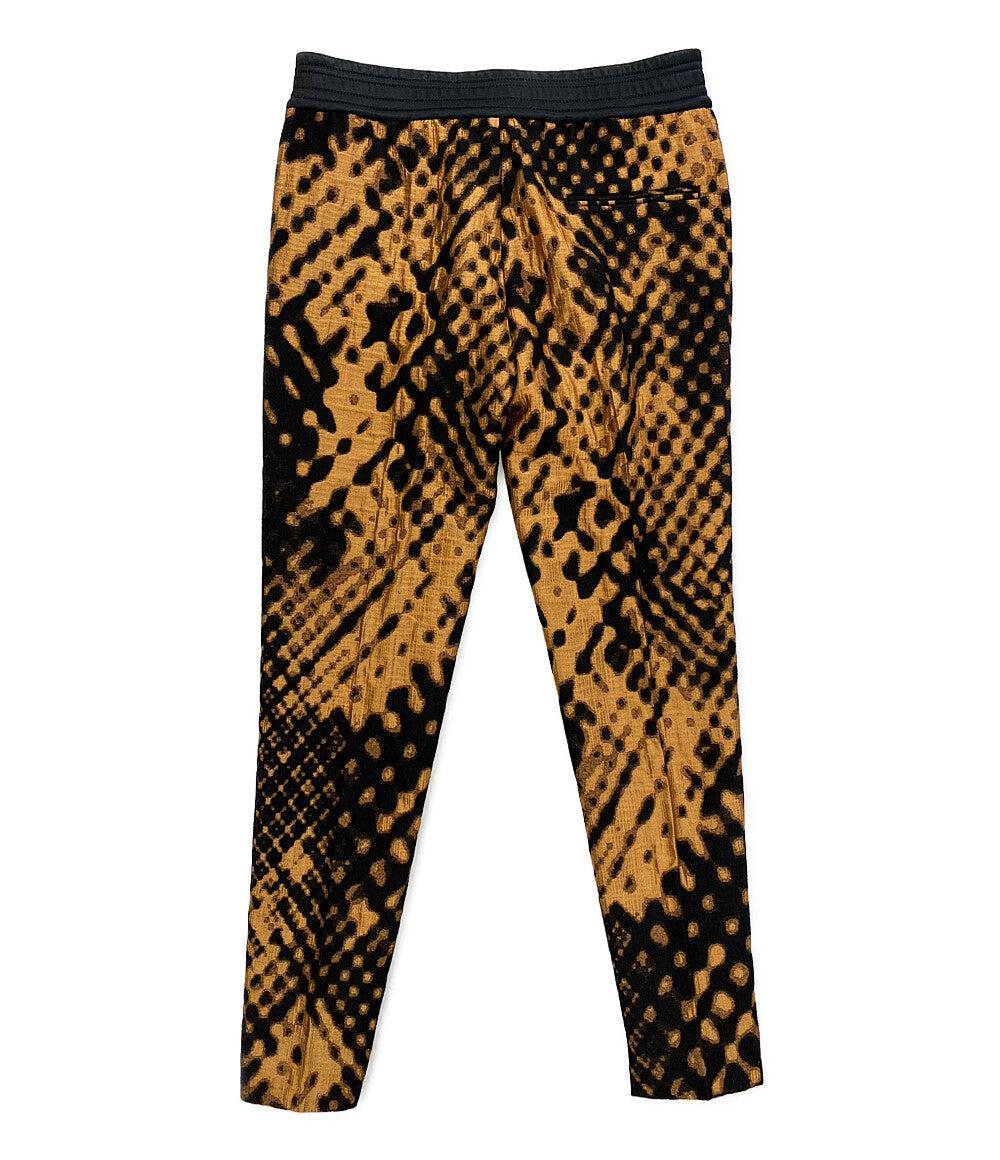 3.1 phillip lim パンツ ブラウン ブラック 総柄 F114-5780FJD レディース SIZE 00 スリーワンフィリップリム