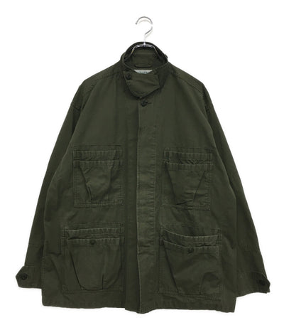 SASSAFRAS シャツジャケット コットン100 オリーブ メンズ SIZE L ササフラス