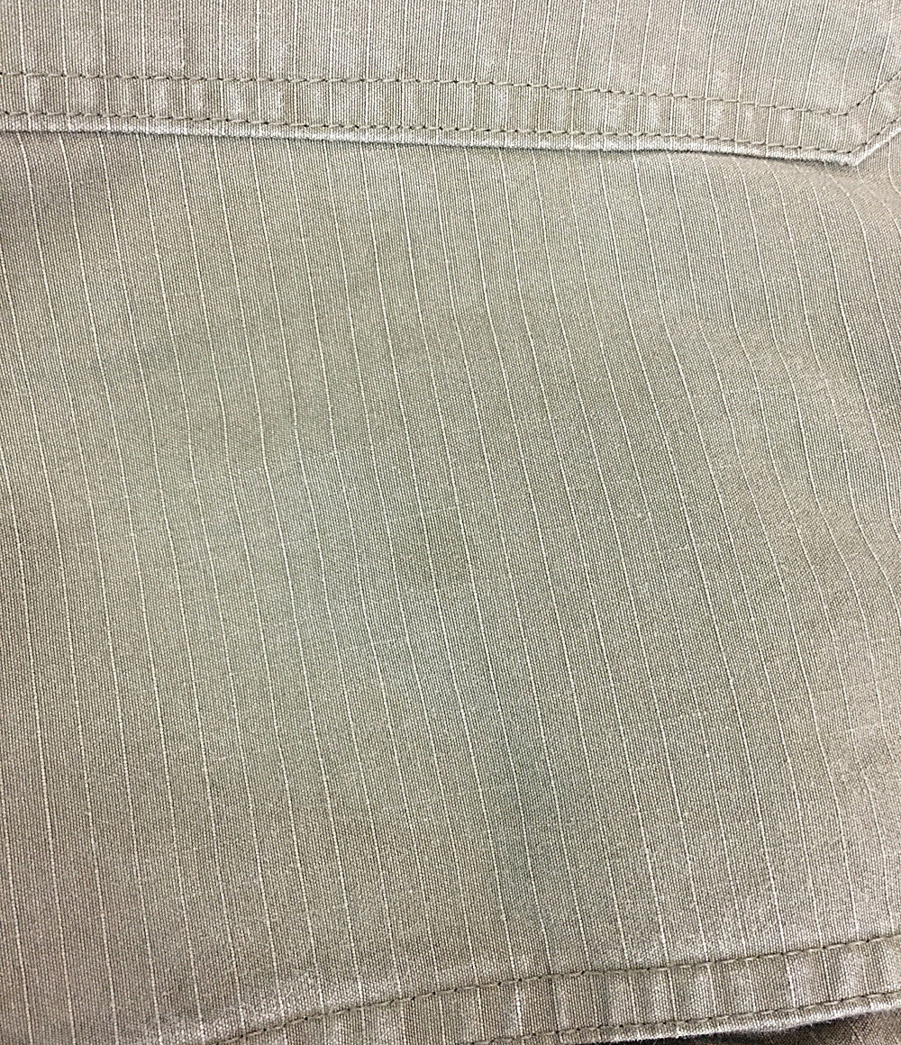 SASSAFRAS シャツジャケット コットン100 オリーブ メンズ SIZE L ササフラス