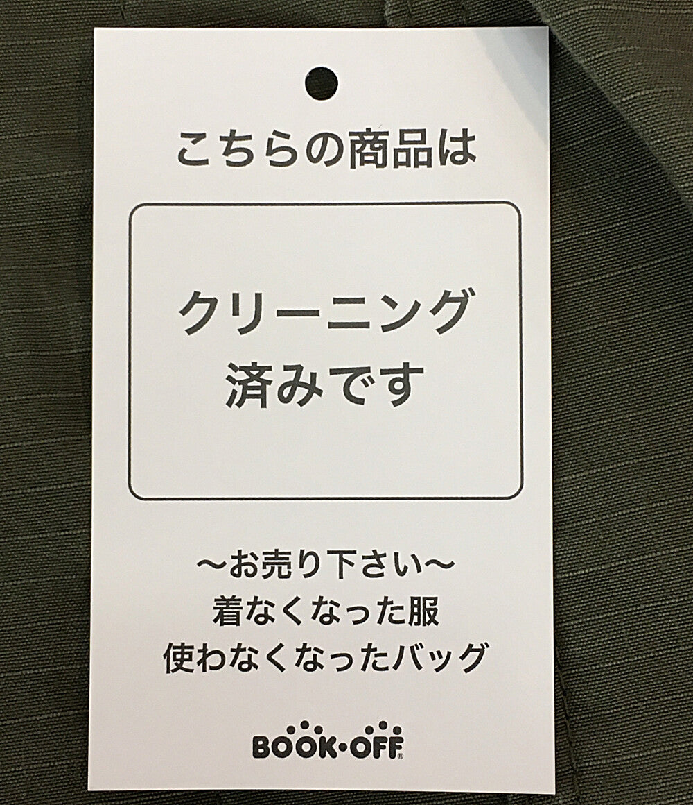 SASSAFRAS シャツジャケット コットン100 オリーブ メンズ SIZE L ササフラス