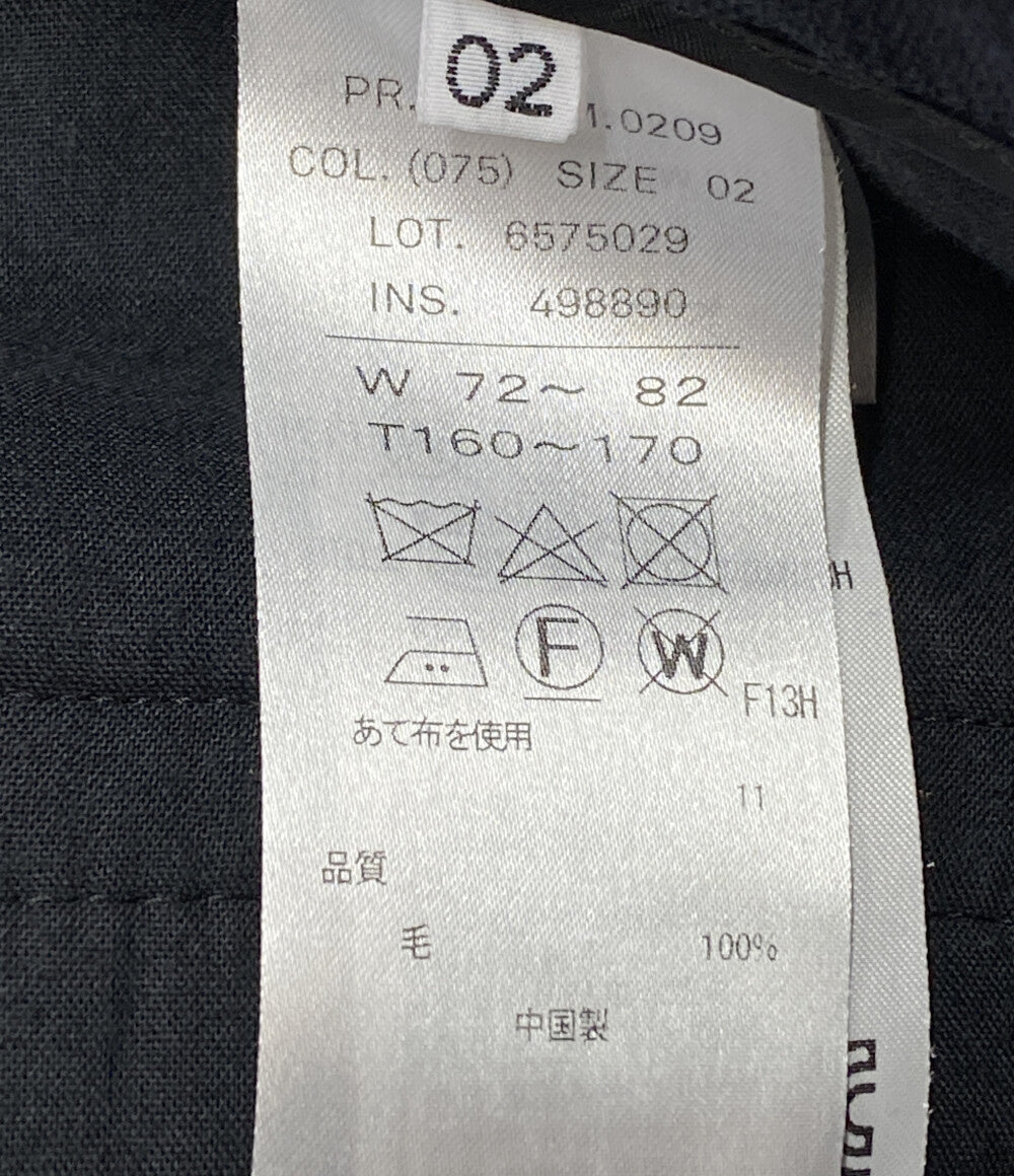 ATON パンツ ネイビー 6575029 498890 レディース SIZE 02 エイトン