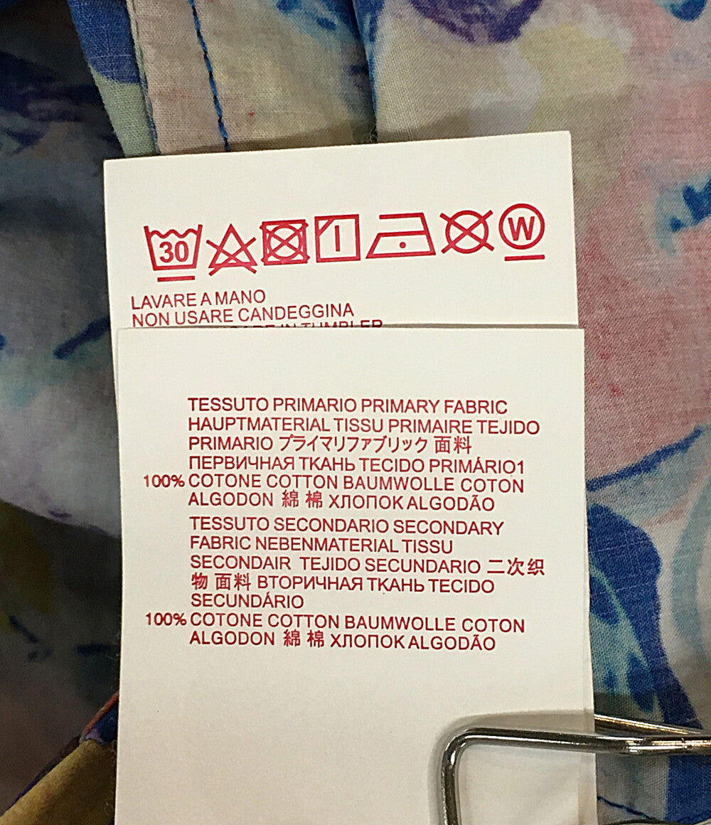 マルニ 美品 長袖ワンピース マルチカラー フラワープリント 2021 ABMA0441MO UTC019 レディース SIZE 40 MARNI