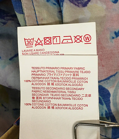 マルニ 美品 長袖ワンピース マルチカラー フラワープリント 2021 ABMA0441MO UTC019 レディース SIZE 40 MARNI