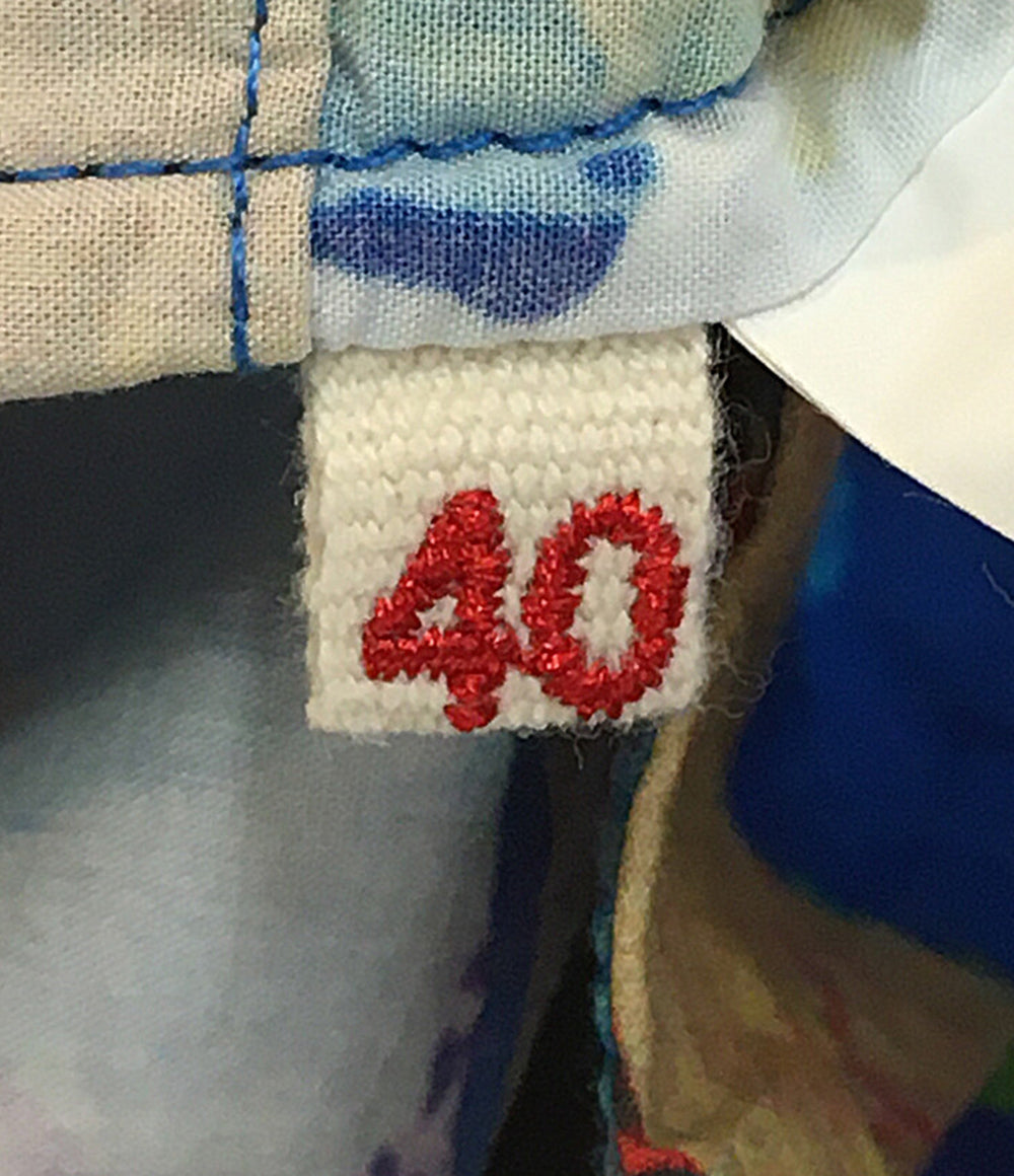 マルニ 美品 長袖ワンピース マルチカラー フラワープリント 2021 ABMA0441MO UTC019 レディース SIZE 40 MARNI