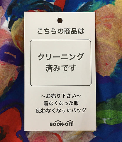 マルニ 美品 長袖ワンピース マルチカラー フラワープリント 2021 ABMA0441MO UTC019 レディース SIZE 40 MARNI