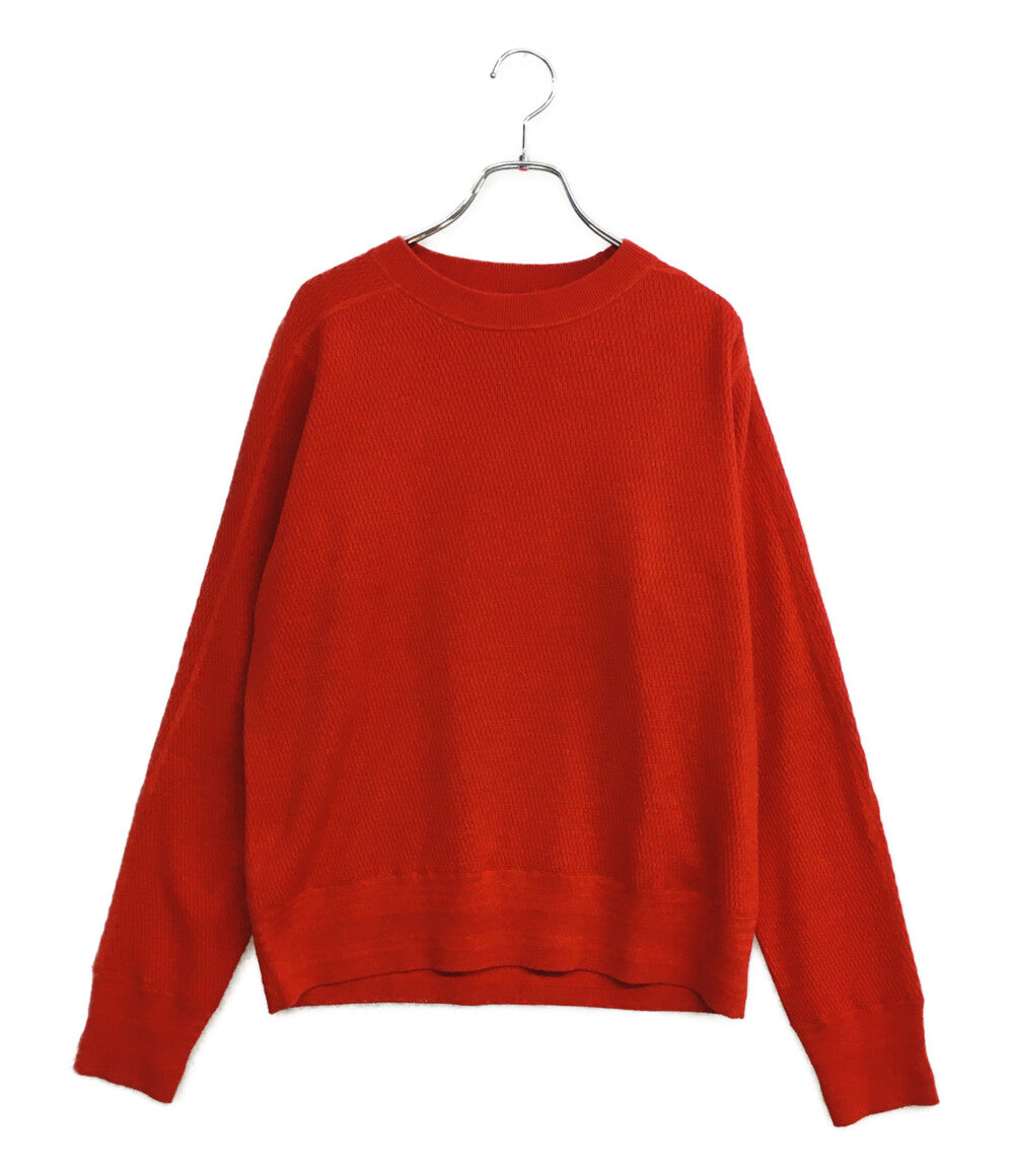 ハイク 美品 ニット レッド 11363-2403 レディース SIZE 3 HYKE