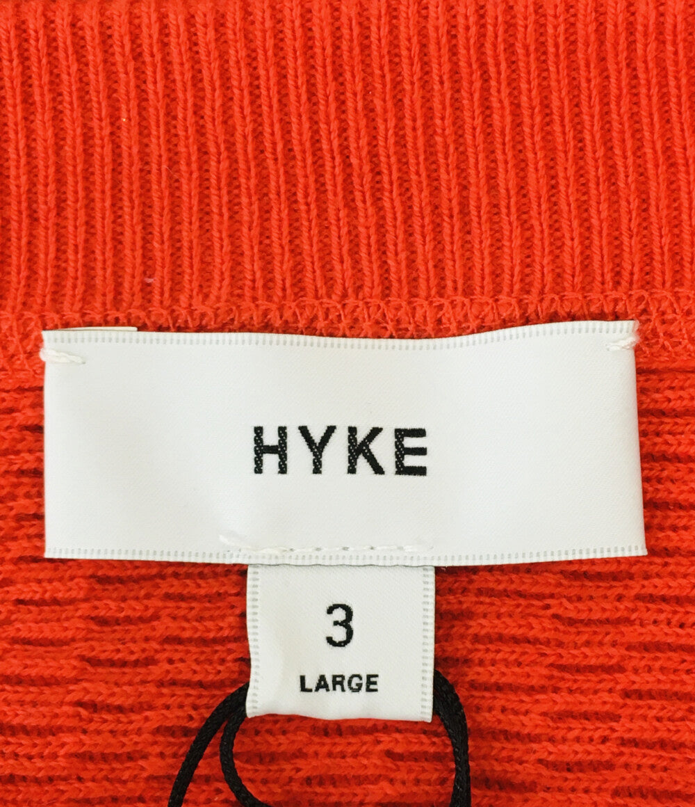 ハイク 美品 ニット レッド 11363-2403 レディース SIZE 3 HYKE