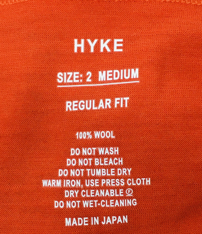 ハイク 美品 ニット オレンジ 12398-2802 レディース SIZE 2 HYKE