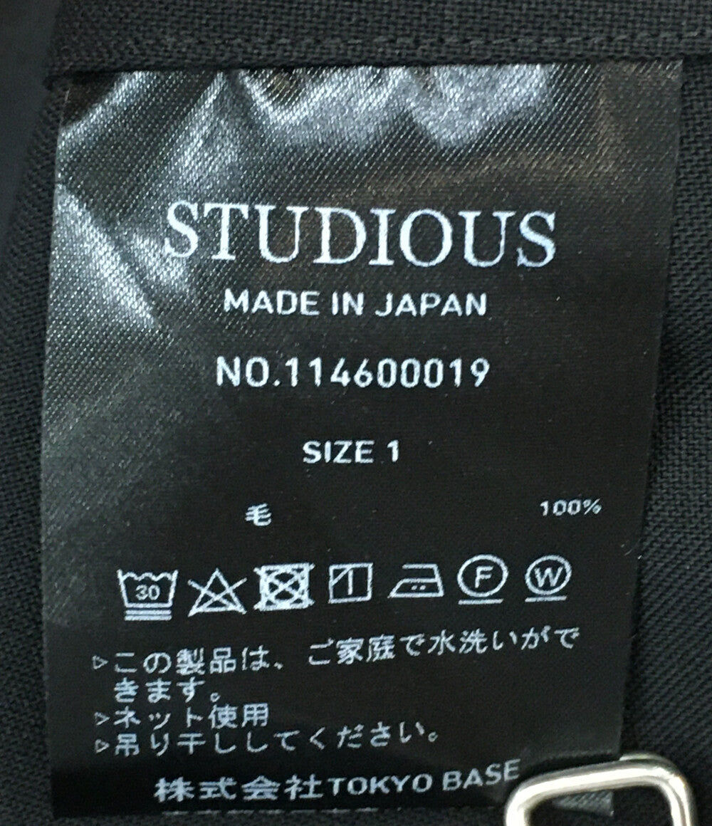 ステュディオス 美品 長袖シャツ 114600019 メンズ SIZE 1 STUDIOUS