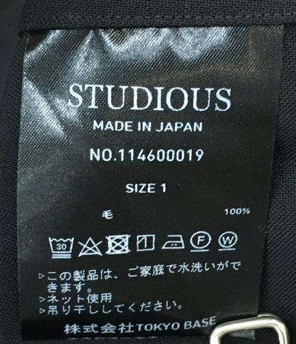 ステュディオス 美品 長袖シャツ 114600019 メンズ SIZE 1 STUDIOUS