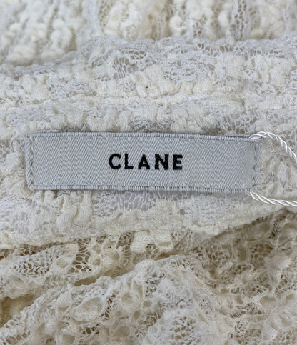 クラネ 美品 ブラウス ベージュ レース 18105-1102 18105-1102 レディース SIZE 2 CLANE