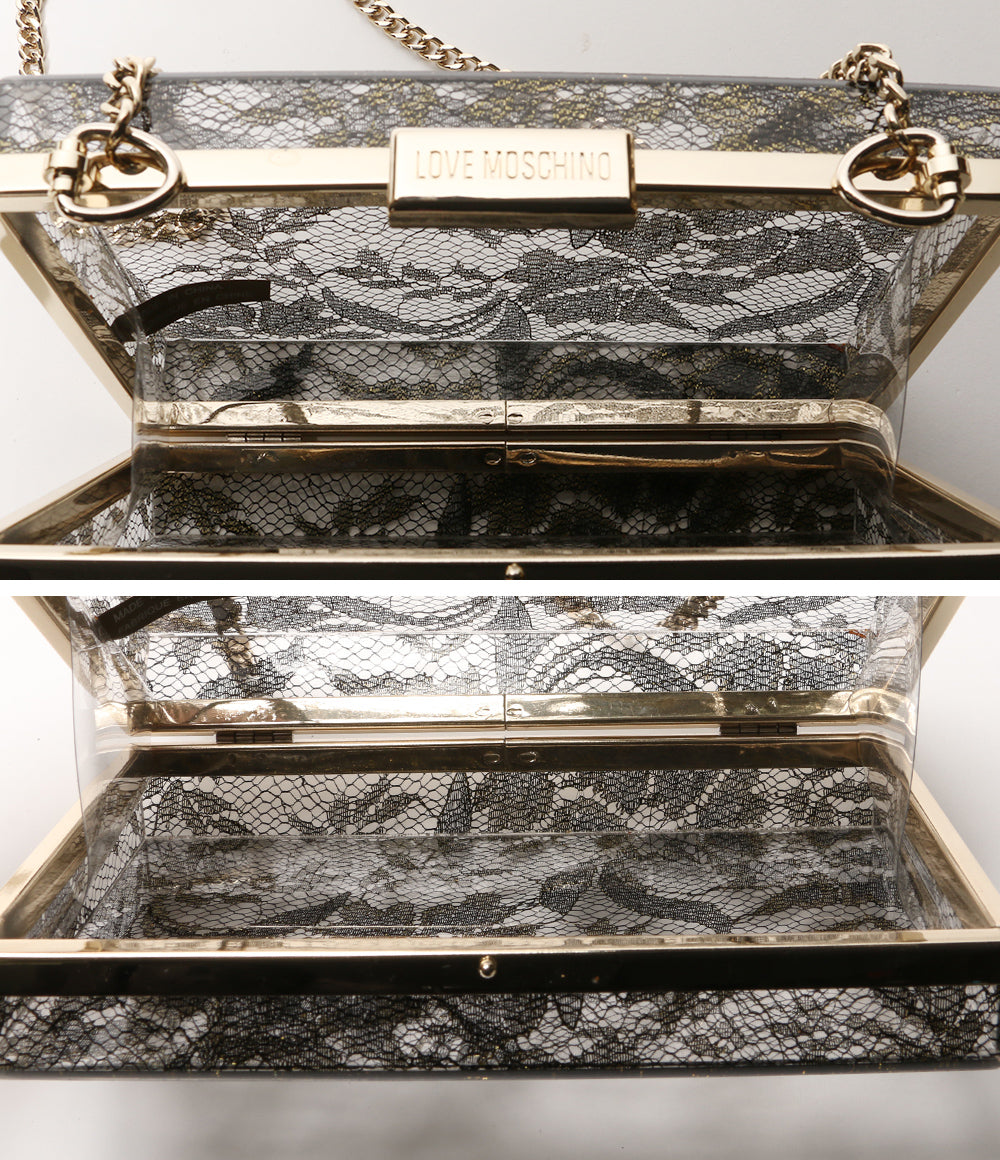 ラブモスキーノ レースボックスショルダーバッグ レディース LOVE MOSCHINO